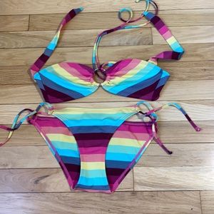 OP rainbow bikini